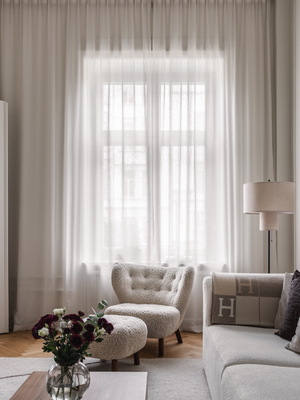 Custom-made Thin Linen Curtain