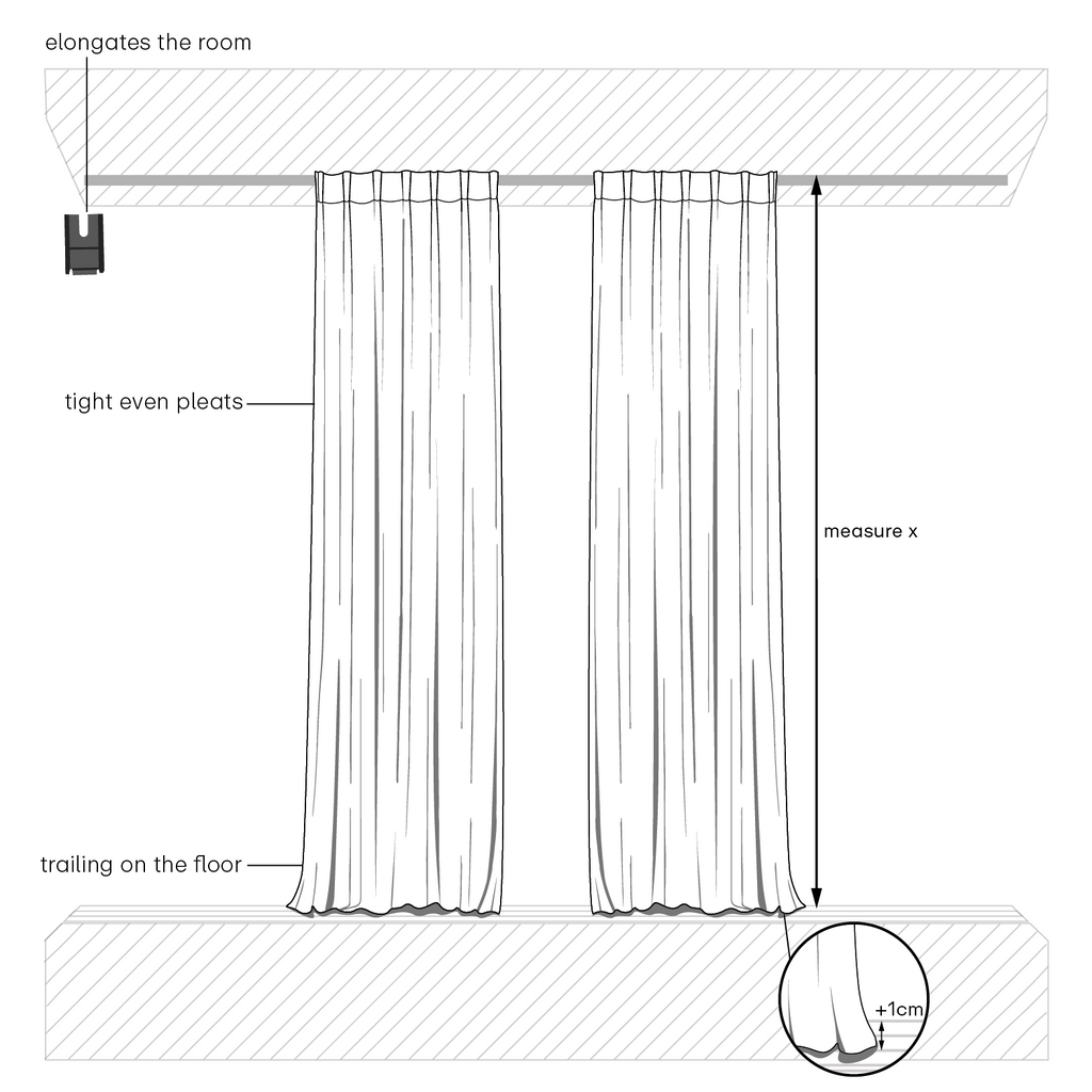 Pleat Trail Ceiling